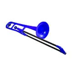 Vincent Bach PBONE1B pBone Plastic Trombone - Blue | Tenor Trombones ...